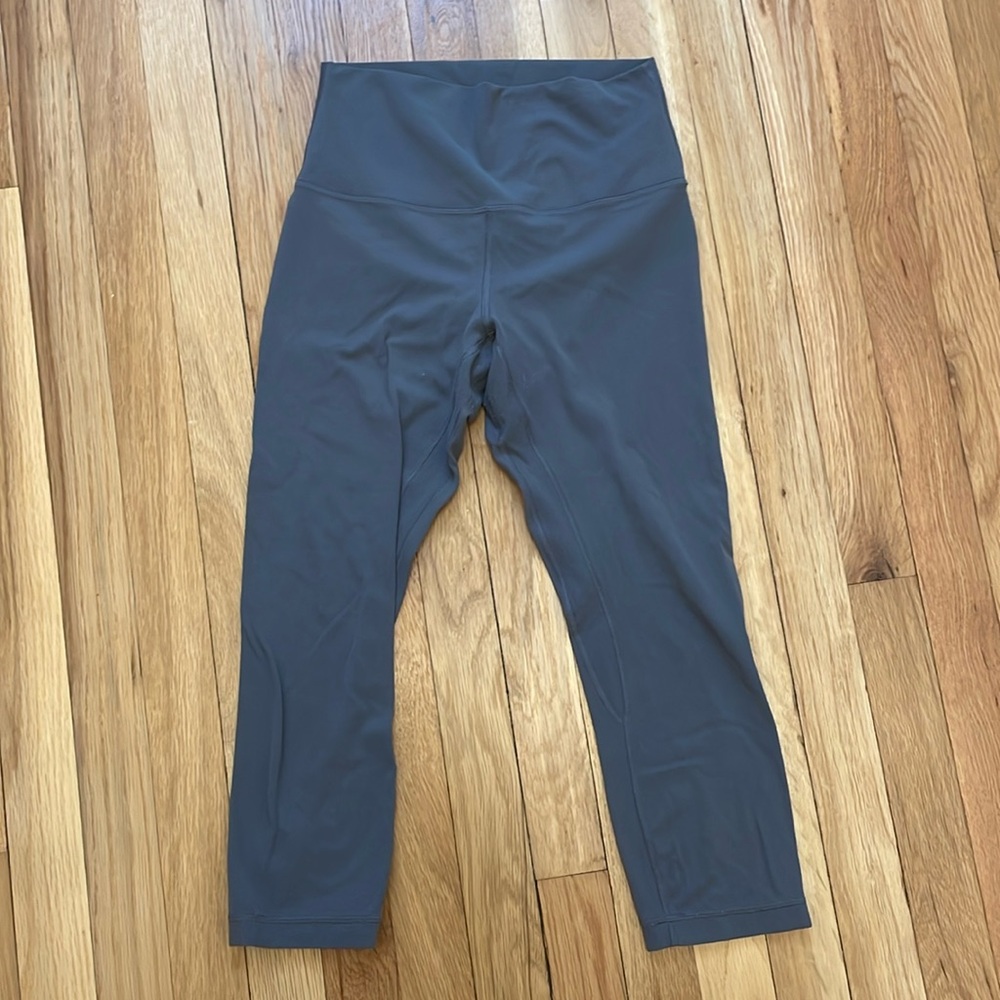 Lululemon align gray cropped leggings